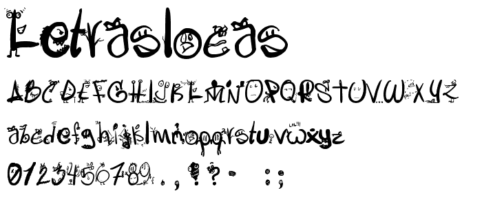 LetrasLocas font