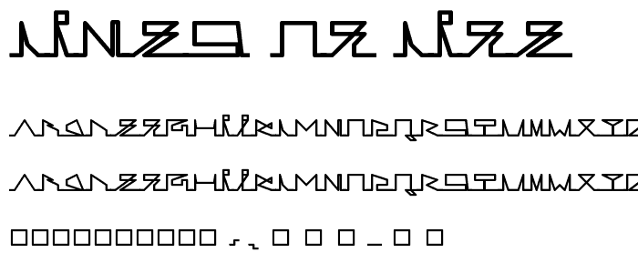 Lines of life font