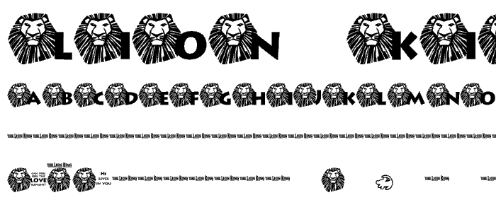 Lion King font