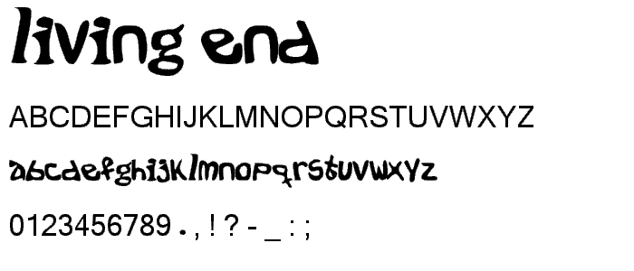 Living End font