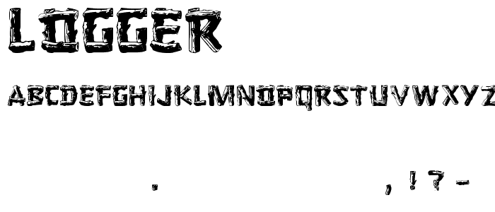 Logger font