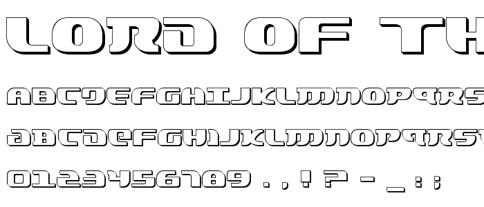 Lord of the Sith Shadow font