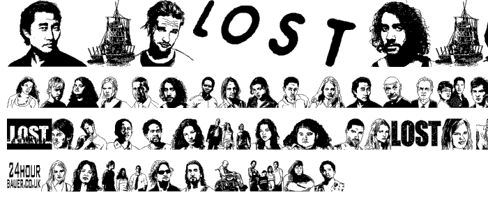 Lost Forever font