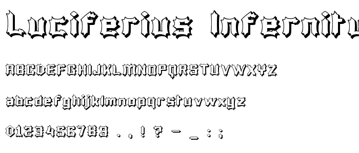 Luciferius Infernitus font