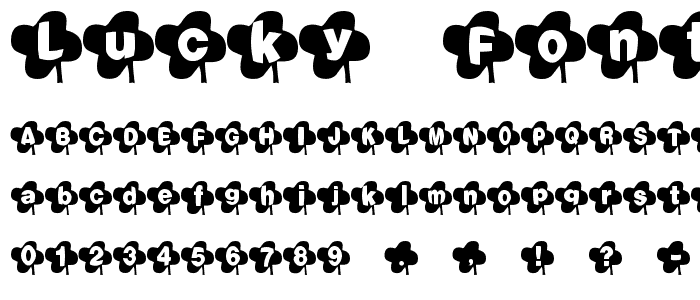 Lucky Font font