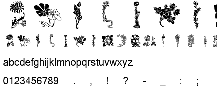 lpflowers font