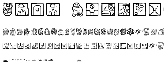 MAIA ideograph font