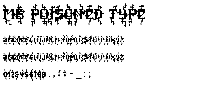 MB Poisoned Type font