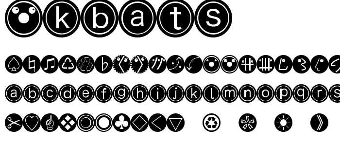 MKBats font