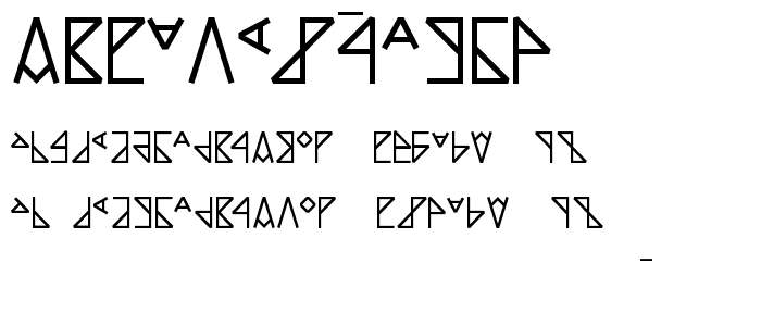 MKRunes Light font