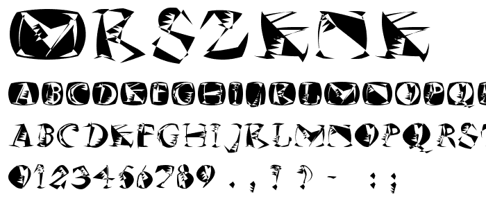 MKSzene font