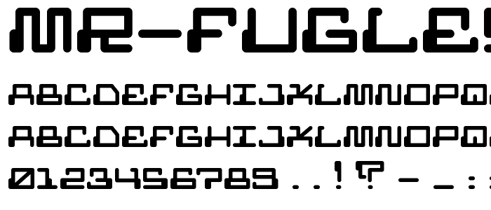 MR FUGLESANG CLEAN font