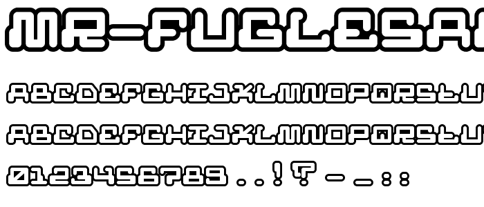 MR FUGLESANG OUTLINE font