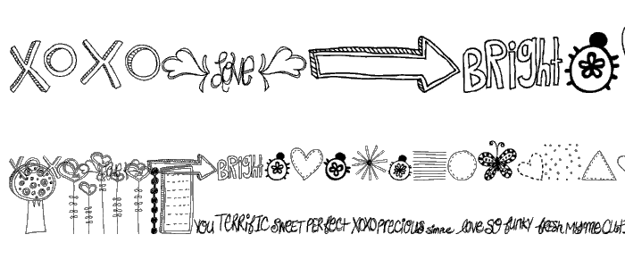 MTF Doodlewhats font