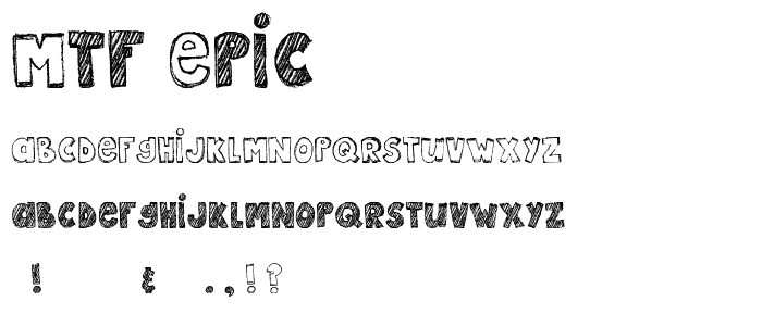 MTF Epic font