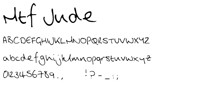 MTF Jude font