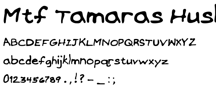 MTF Tamaras Husband font