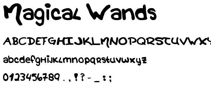 Magical Wands font