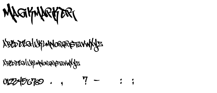 MagikMarker font