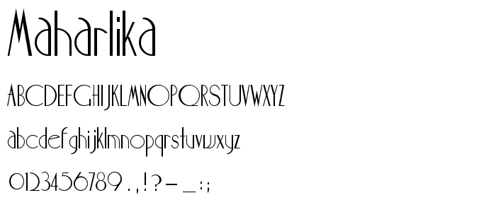 Maharlika font