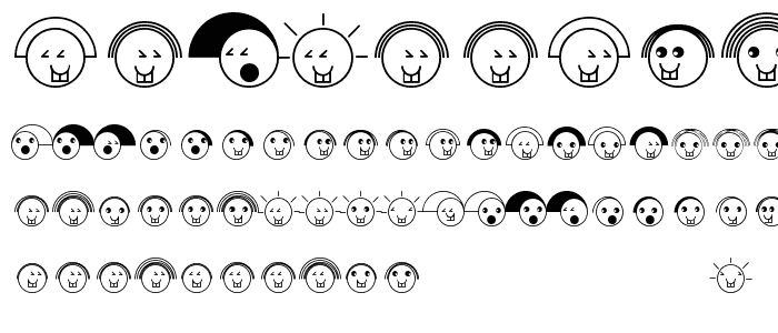 MangaAxtFaces font