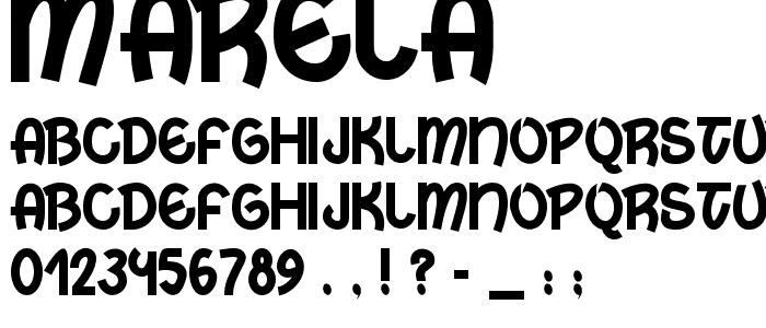 Marela font