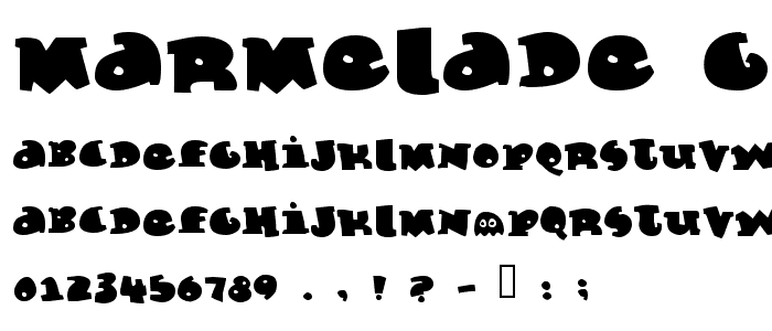 Marmelade Guys font