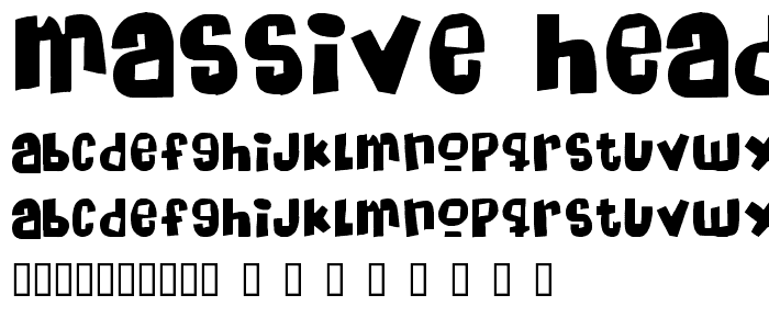 Massive HeadacheII font