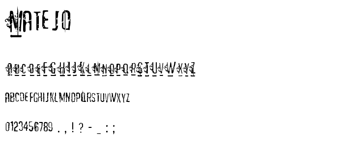 Matejo font