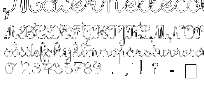 Maternellecolor creuse font