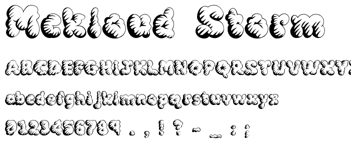 McKloud Storm font