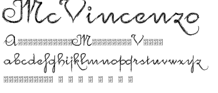 McVincenzo font