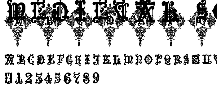 Medieval Sorcerer Ornamental font