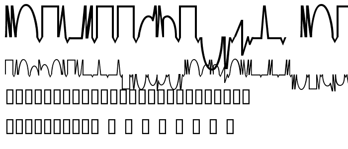 MesaAnalog Medium font