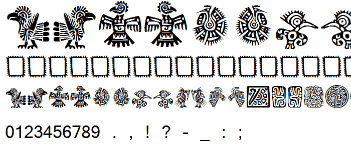 Mexican Ornaments font