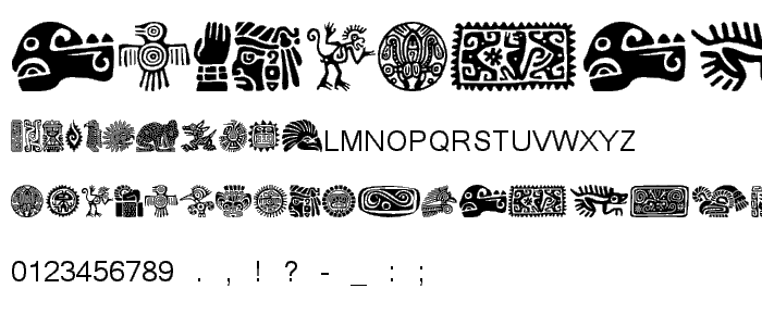 MexicanMotif font