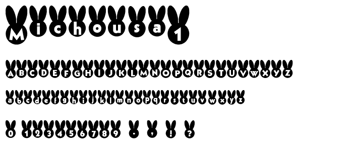 Michousa1 font