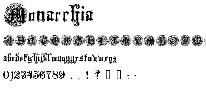 Monarchia font