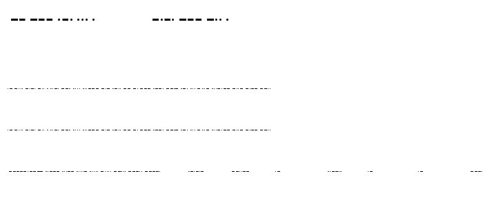 Morse Code font