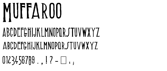 Muffaroo font