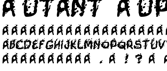 Mutant Supermodel font