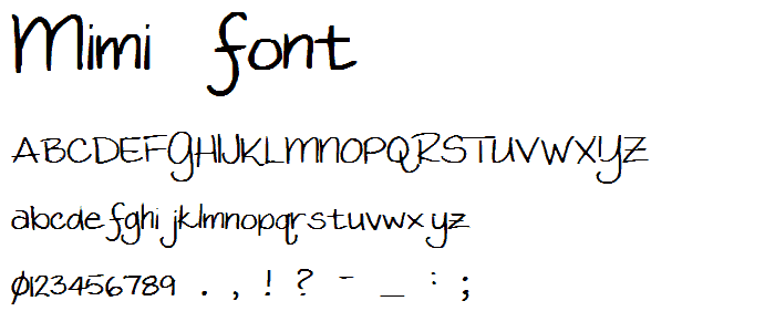 mimi font