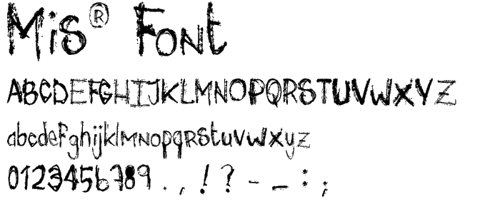 mis® font