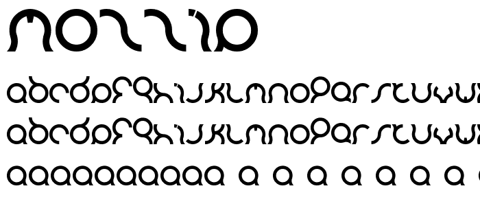 mozzie font