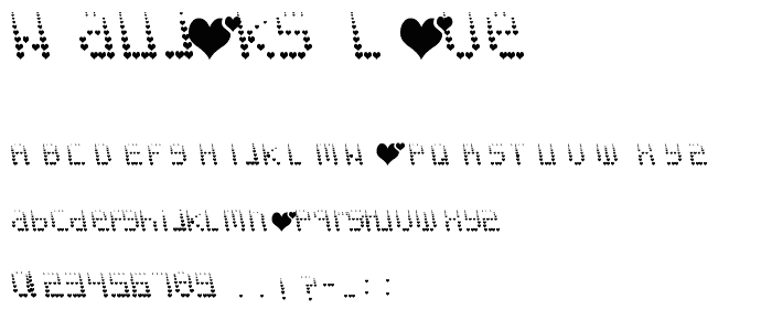 NAUJOKS LOVE font