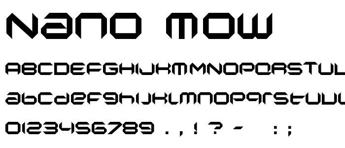 Nano low font