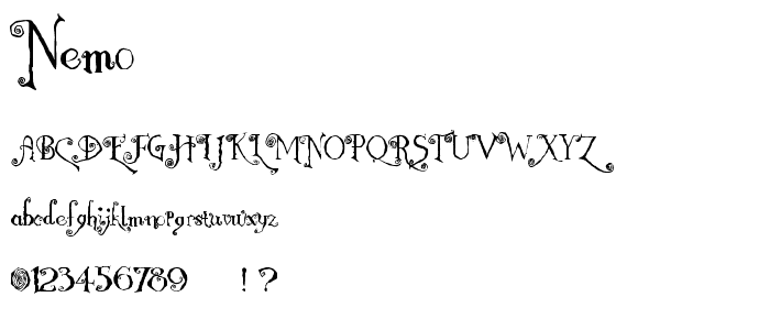 Nemo font