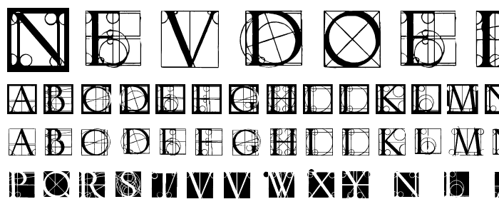 Neudoerffer font