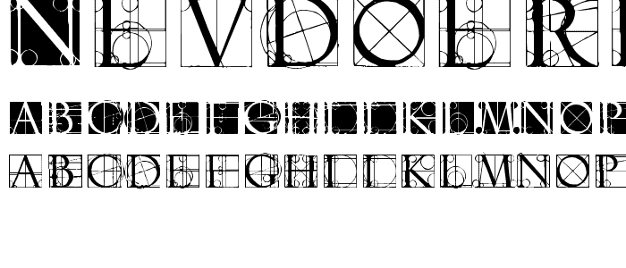 NeudoerfferScribbleQuality font