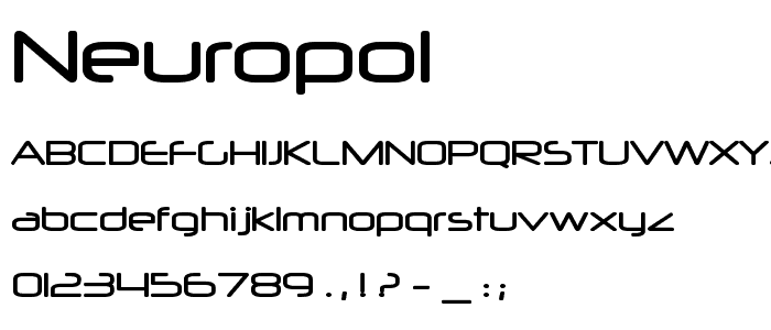 Neuropol font